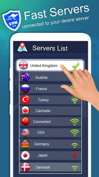 Fast Vpn Proxy Master for Unblock Sites Screenshot3