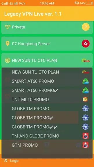 Legacy Vpn Live Pro Screenshot2