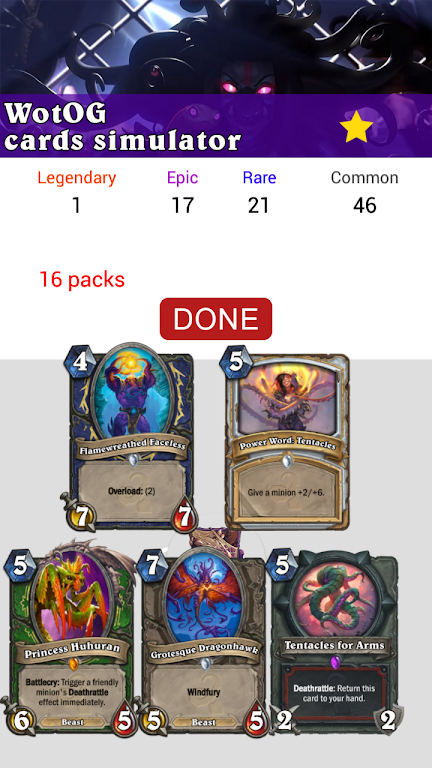 WotOG cards for Hearthstone Screenshot2