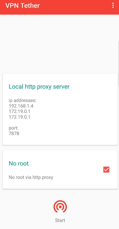 VPN Tether Screenshot2