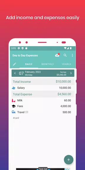 Day-to-day Expenses Screenshot1