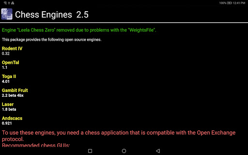 Chess Engines OEX Screenshot2