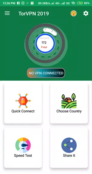 TorVPN 2019 - Free Unlimited VPN & Secure Hotspot Screenshot2