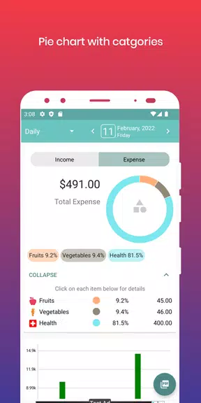 Day-to-day Expenses Screenshot4