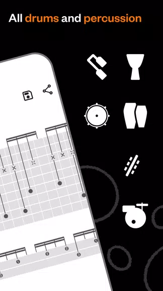 Drum Notes - beats music sheet Screenshot1