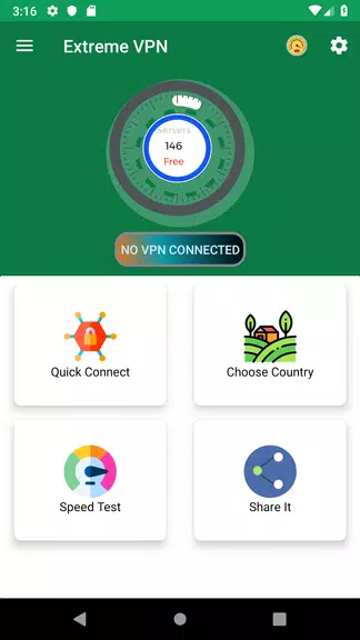 Extreme VPN Free VPN Client - Unblock Proxy VPN Screenshot1