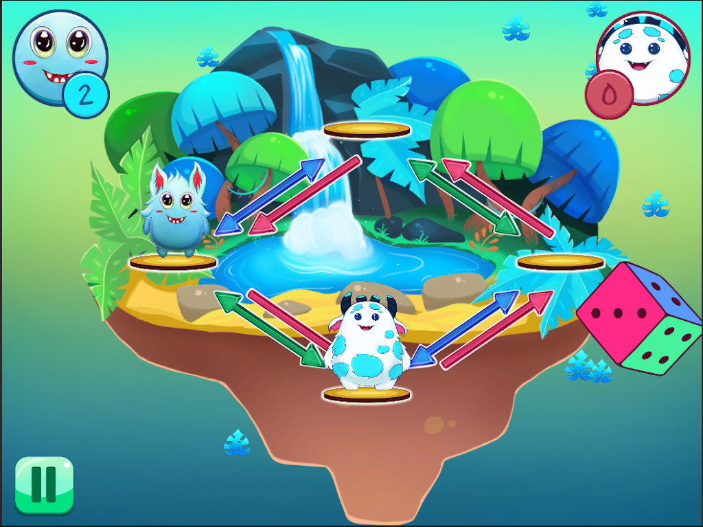 Monster Dice Paradise: Free Board Games Puzzle Screenshot1