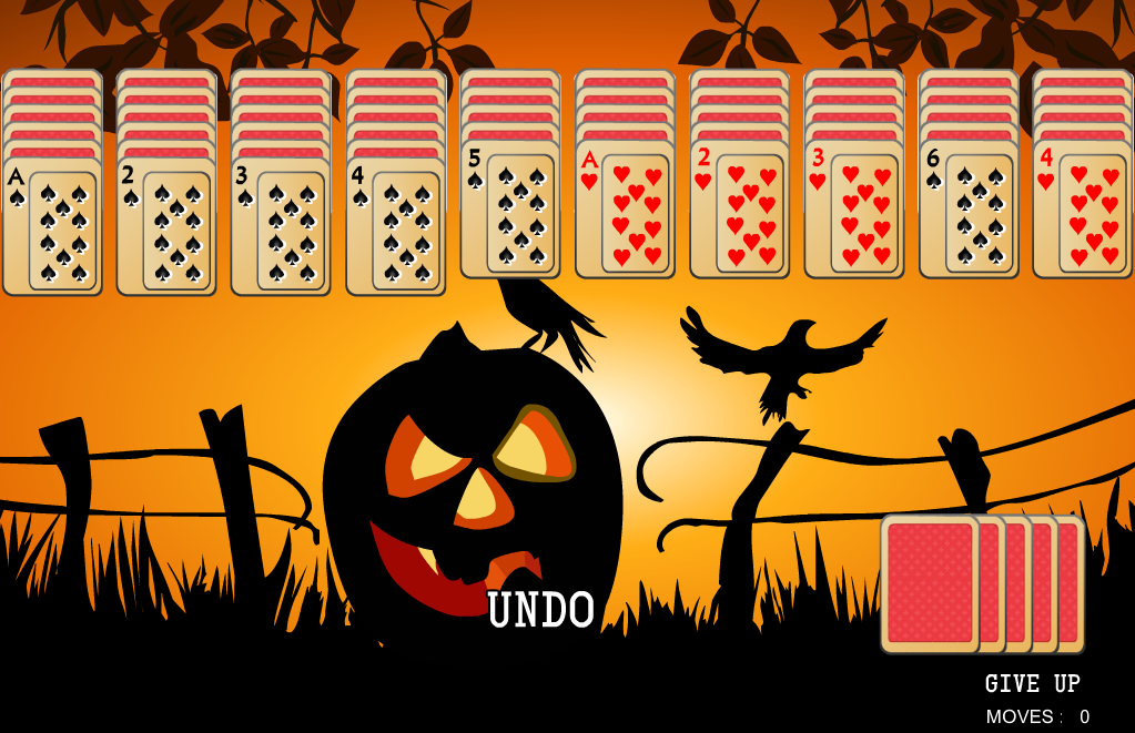 Halloween Spider Solitaire by Yolk Games Screenshot3