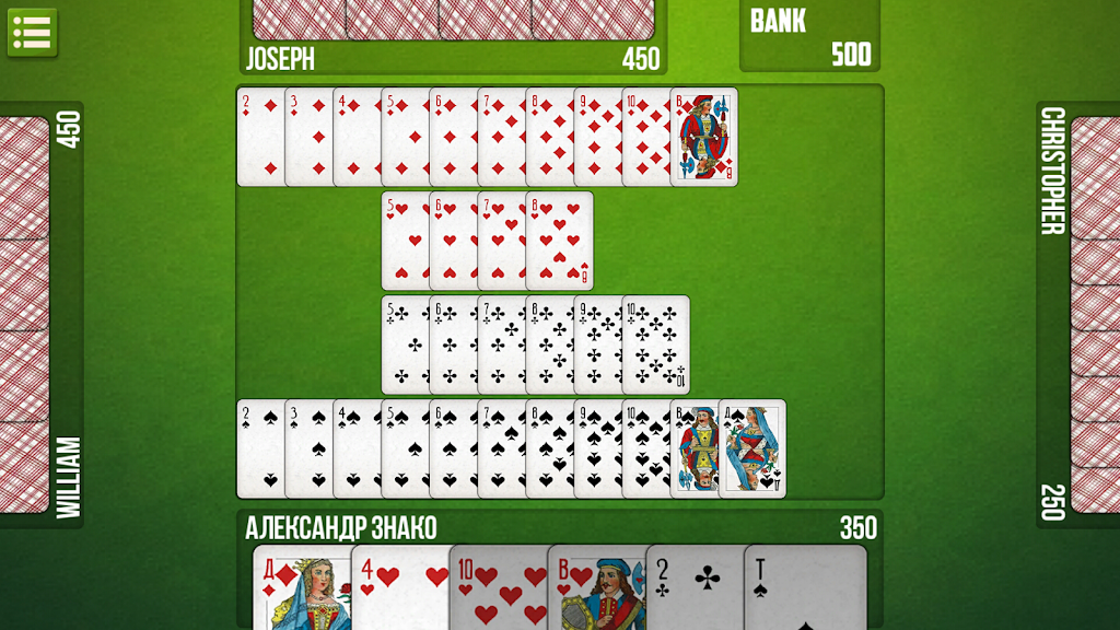 Sevens the card game free Screenshot1