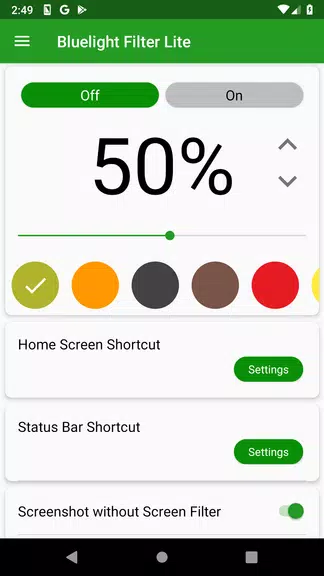 Bluelight Filter Lite Screenshot2
