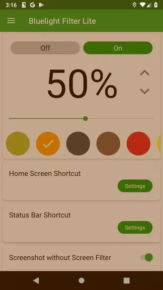 Bluelight Filter Lite Screenshot1