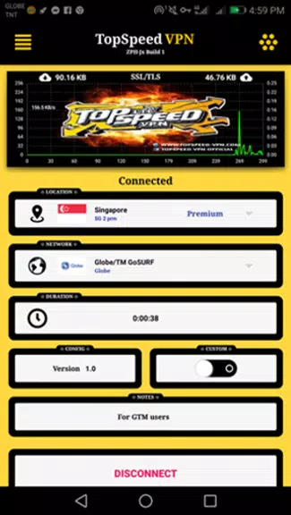 Topspeed VPN PRO Screenshot2