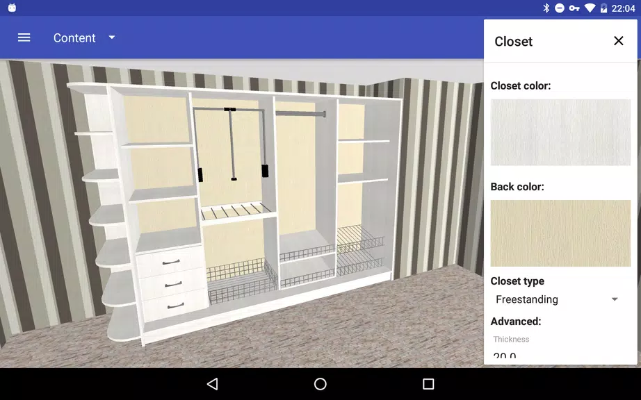 Closet Planner 3D Screenshot3