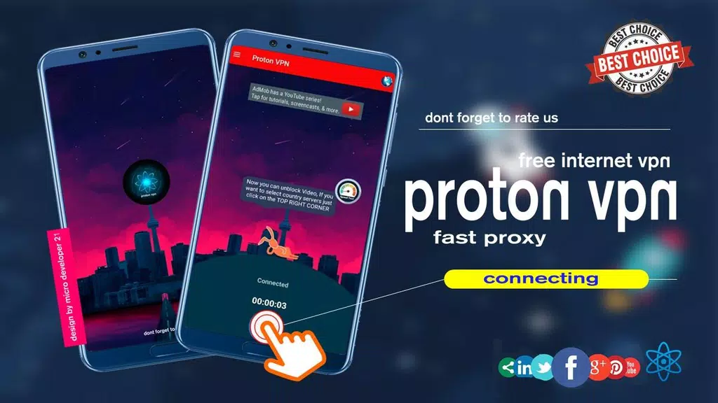 Pruton VPN - Free Internet VPN & Fast Proxy Screenshot3