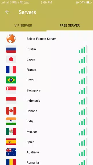 Yellow Lite VPN - Fast & Easy VPN Screenshot3