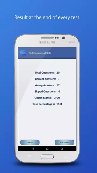 Civil Engineering MCQs Screenshot3