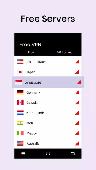 Free Vpn - Unlimited Proxy Vpn Screenshot1