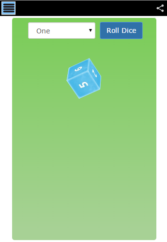 Simple Dice Roller by AlgoTech Screenshot1