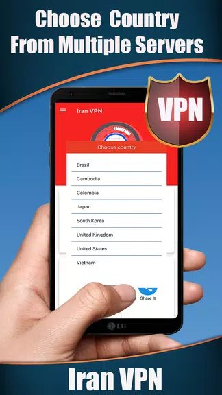 Iran VPN - Get Fast & Free Iran IP Screenshot3