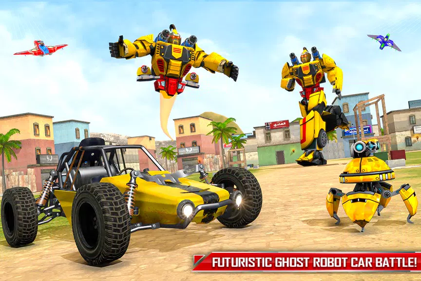 Flying Robot Car Game Screenshot2