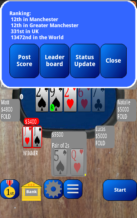 PlayTexas Hold'em Poker Screenshot3