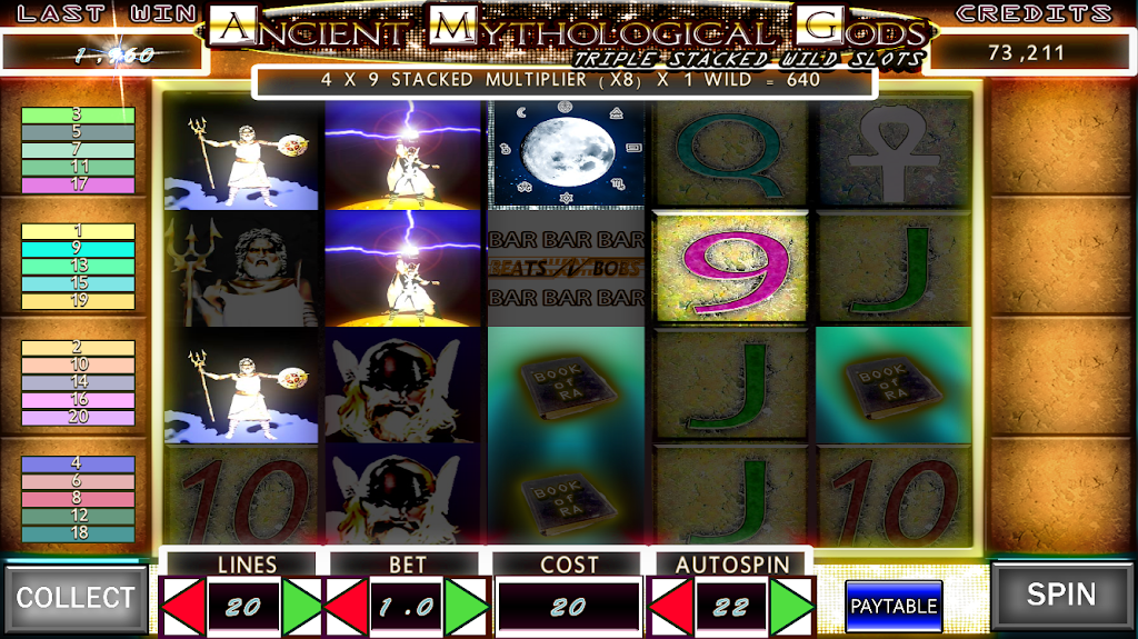 Kings v Gods Myths & Legends Slots FREE Screenshot1