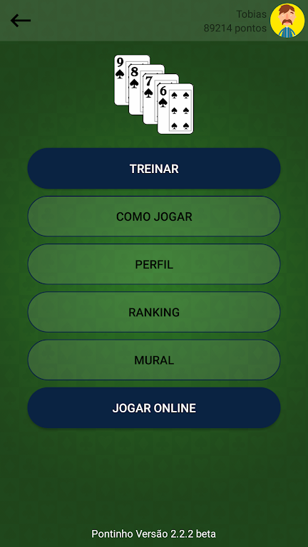 Pontinho - Jogo de Cartas Online Screenshot1