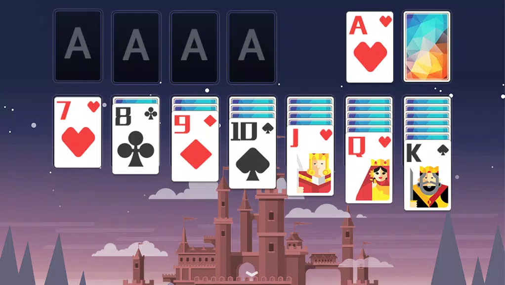 Solitaire FairyTaleCastleTheme Screenshot3