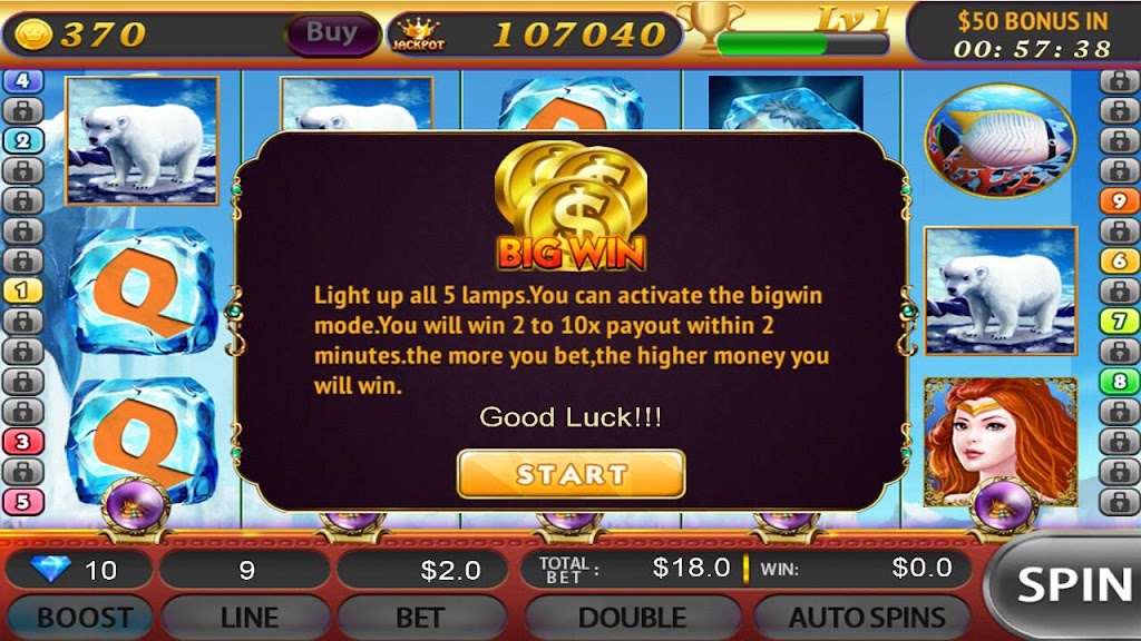 Slots Arctic:Free Slot Machine Screenshot4