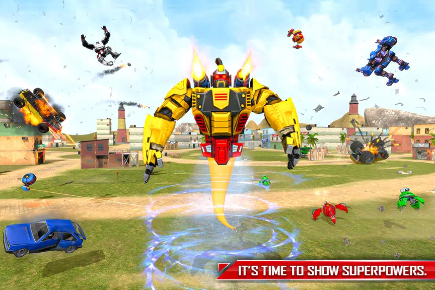 Flying Robot Car Game Screenshot1