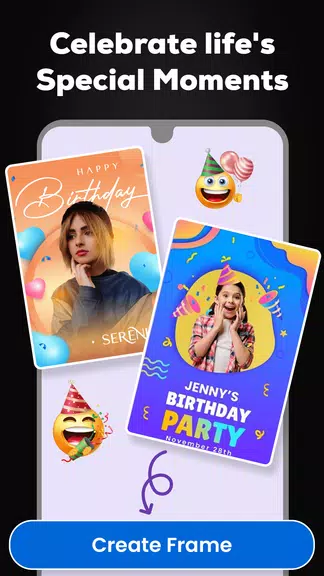 Birthday Photo Frame & Editor Screenshot2