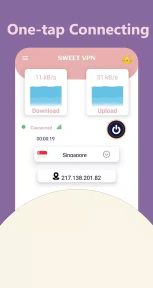 Sweet VPN - Secure VPN, Unbloc Screenshot1