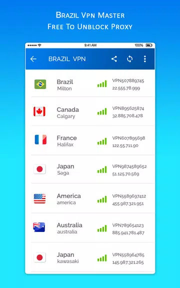 BRASIL VPN MASTER - Free To Unblock Proxy Screenshot4