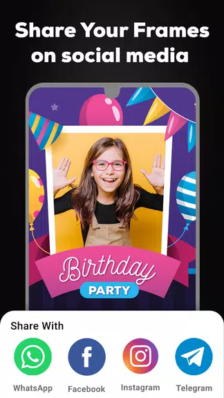 Birthday Photo Frame & Editor Screenshot3