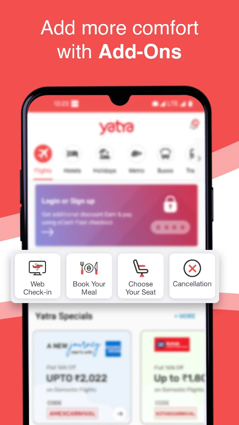 Yatra - Flights, Hotels, Bus Screenshot1