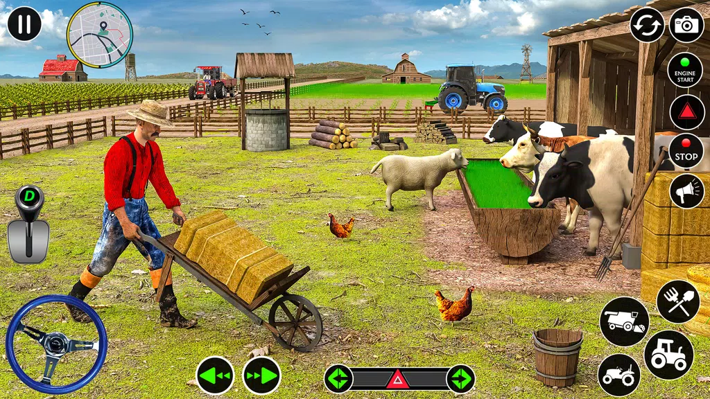 Farming Games Tractor Driving Screenshot4