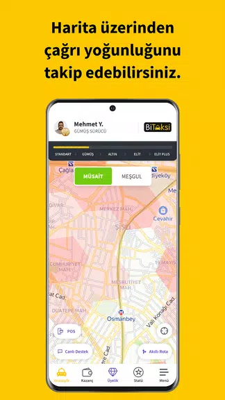 BiTaksi Sürücü Uygulaması Screenshot1