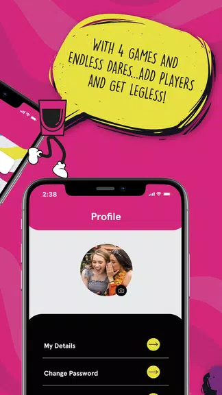 Leglapp - Party App Screenshot3