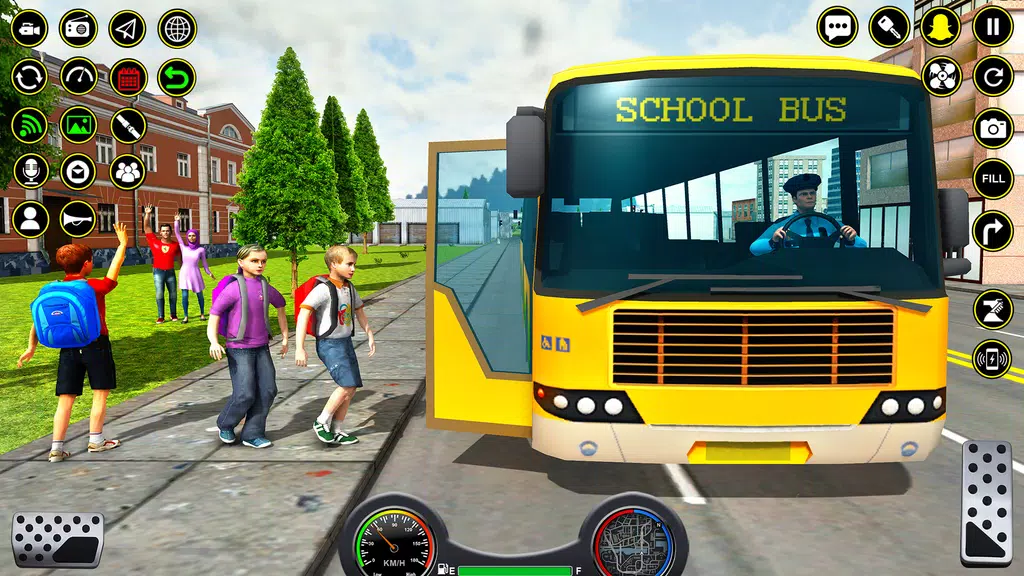 School Bus Coach Driver Games Screenshot2