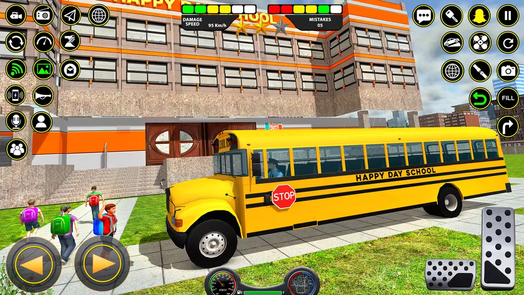 School Bus Coach Driver Games Screenshot1