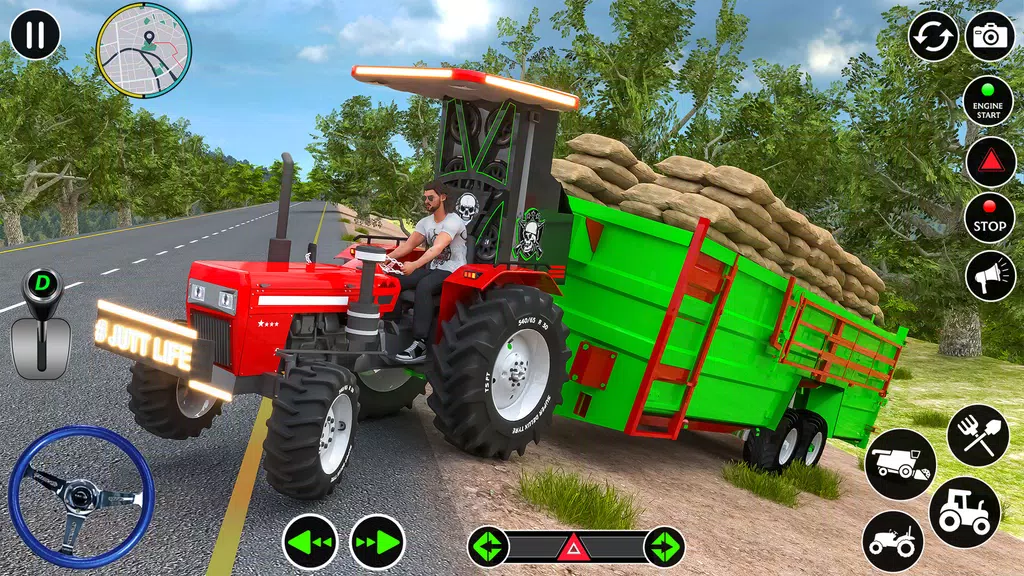 Farming Games Tractor Driving Screenshot1