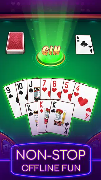 Gin Rummy HD - Offline Gin Rum Screenshot2