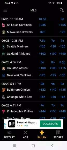 Sports Lines Odds Screenshot3