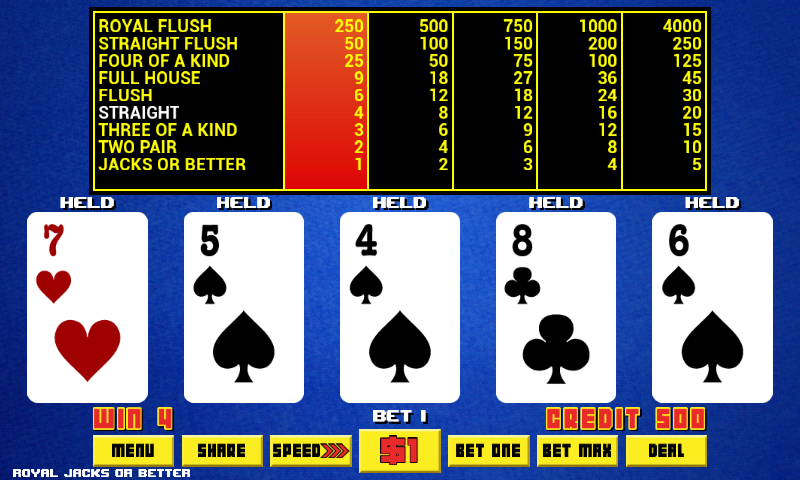 Video Poker - Royal Online Screenshot1