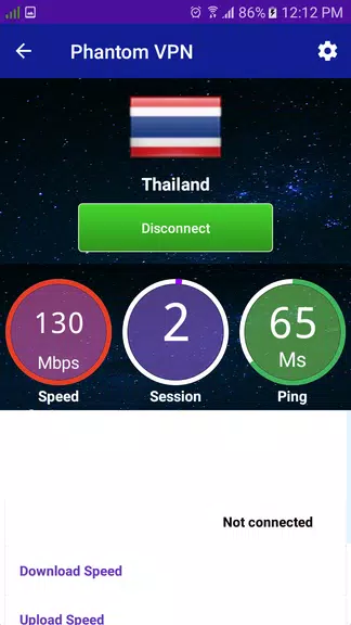 Phantom VPN - Secure and Bangl Screenshot3