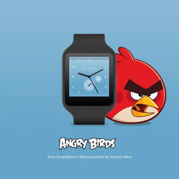 Angry Birds Aviator Watch Face Screenshot1