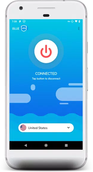 Blue VPN - Free and Fast Proxy - VPN Screenshot2