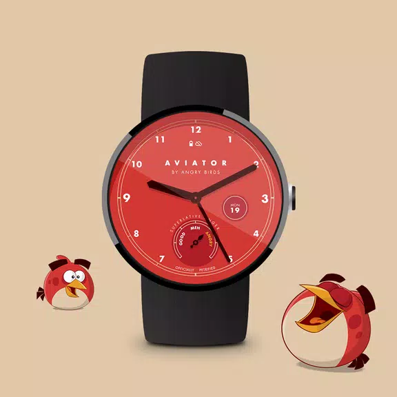 Angry Birds Aviator Watch Face Screenshot2