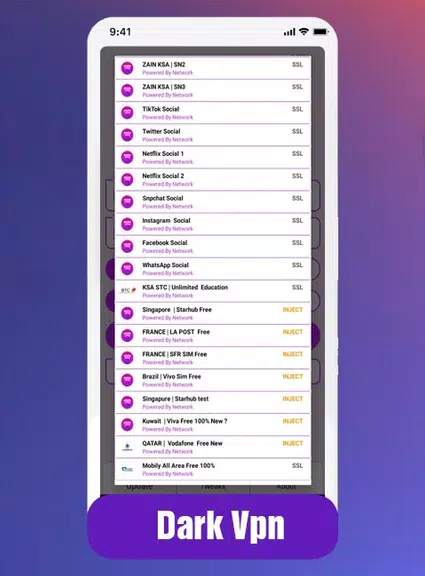 Dark Vpn Free Unlimited  internet Screenshot2