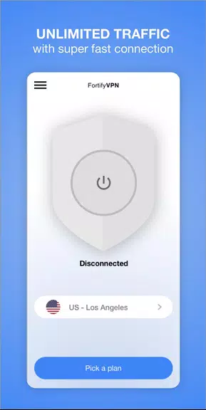 FortifyVPN - Best VPN Fast, Secure & Unlimited Screenshot1